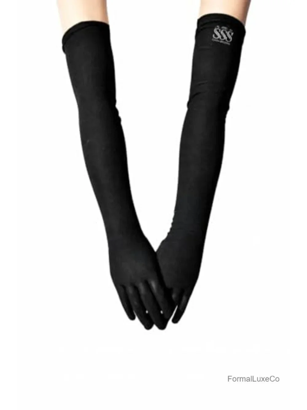 22-Inch Elbow Length Stretch Fabric Formal Evening Opera Gloves